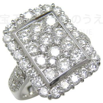 プラチナ製ダイヤモンドリング