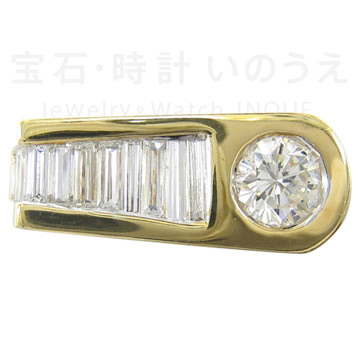 K18イエローゴールド製ダイヤモンドリング